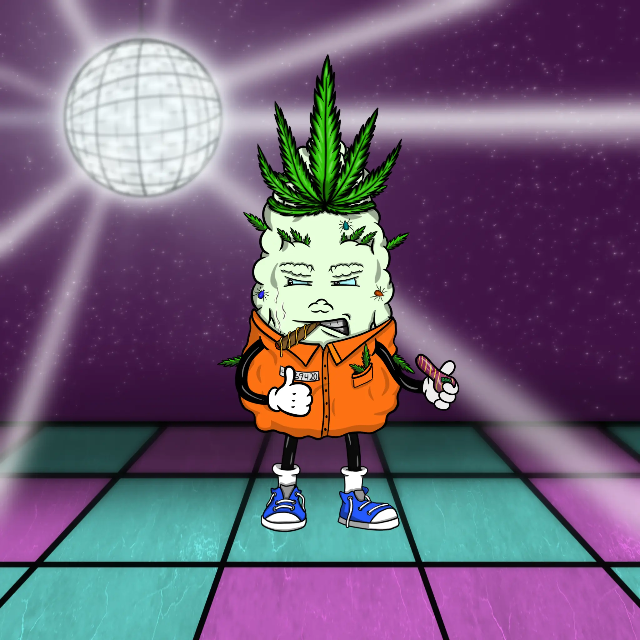 Blazing Budz #648 NFT on Algorand