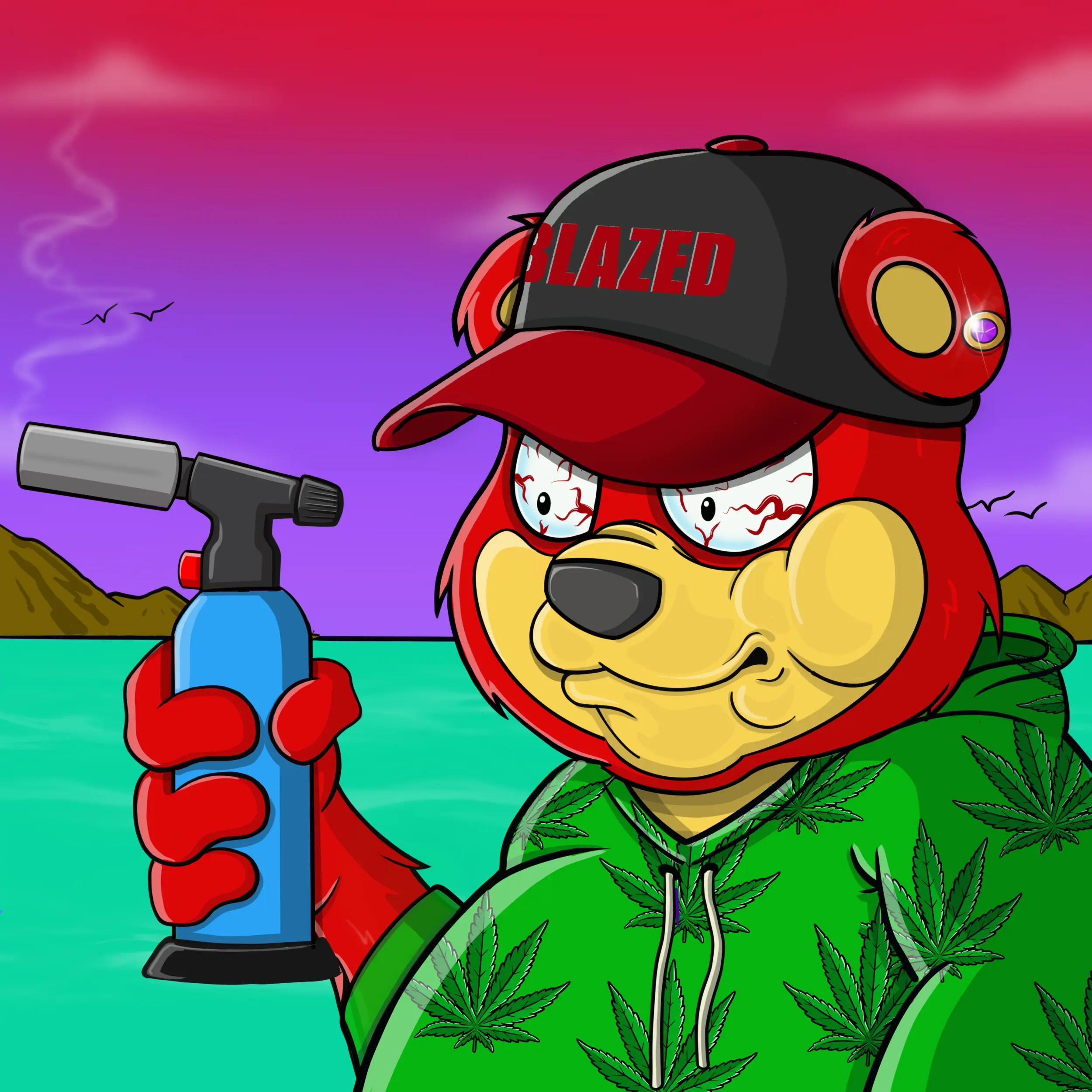 Burnin Bears #595 NFT on Algorand