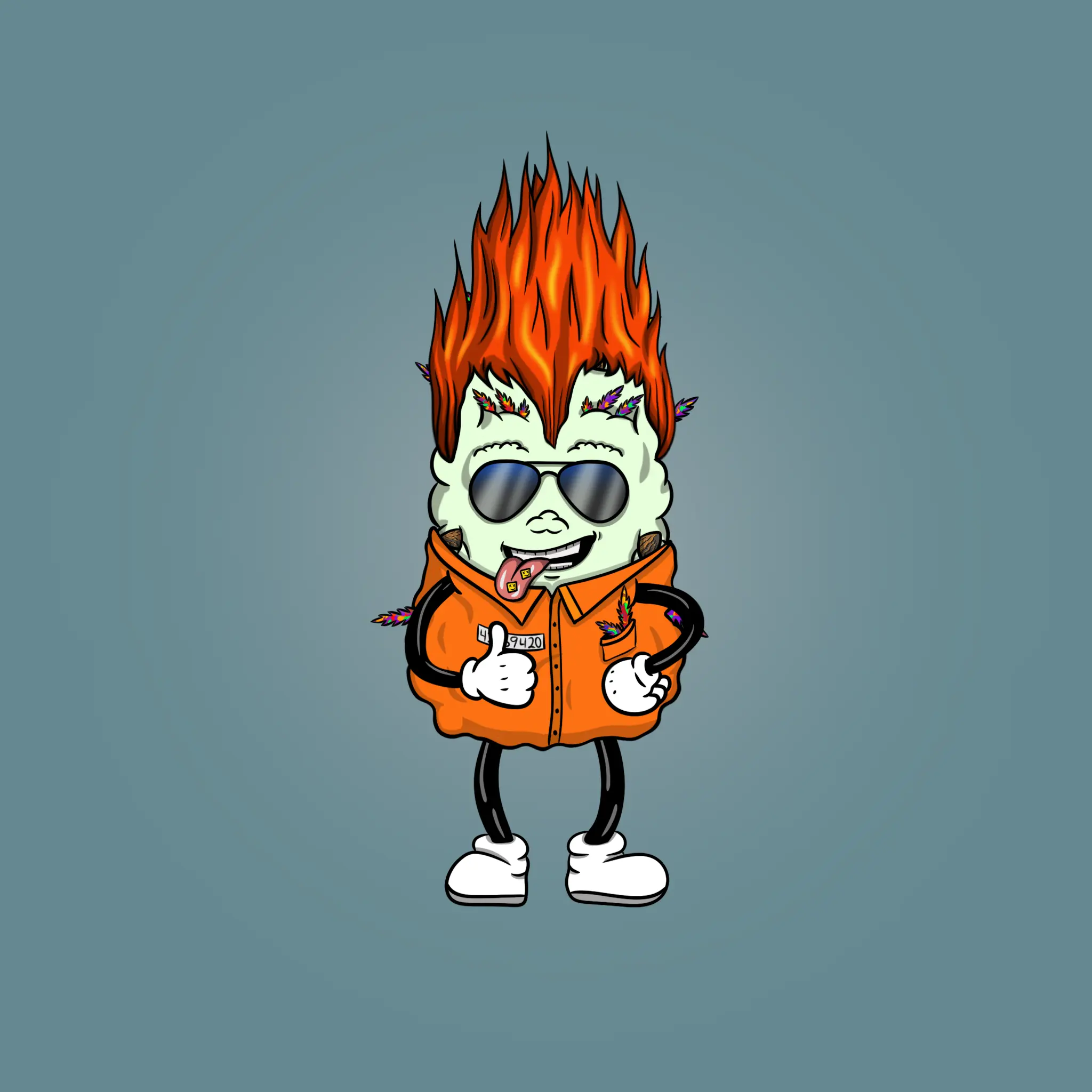 Blazing Budz #198 NFT on Algorand