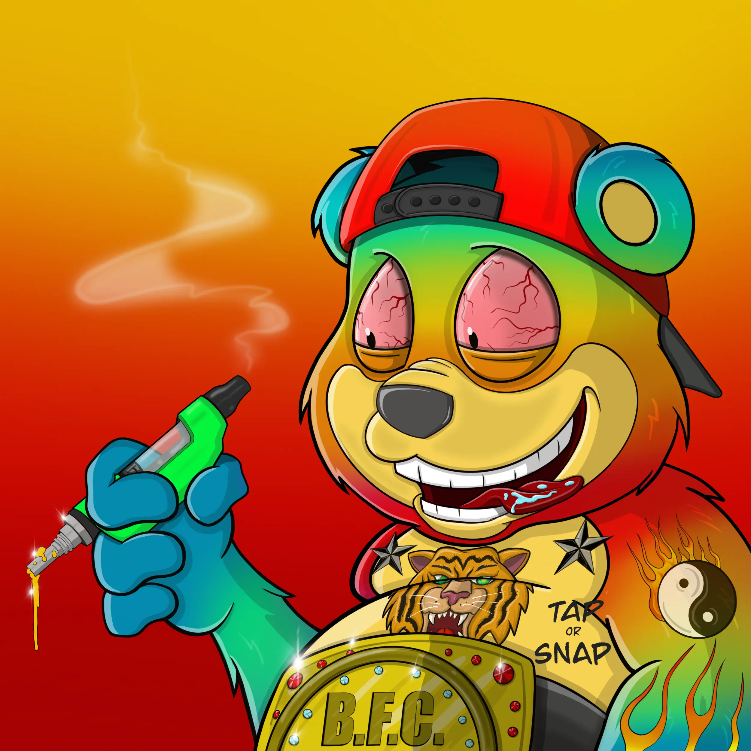 Burnin Bears #354 NFT on Algorand
