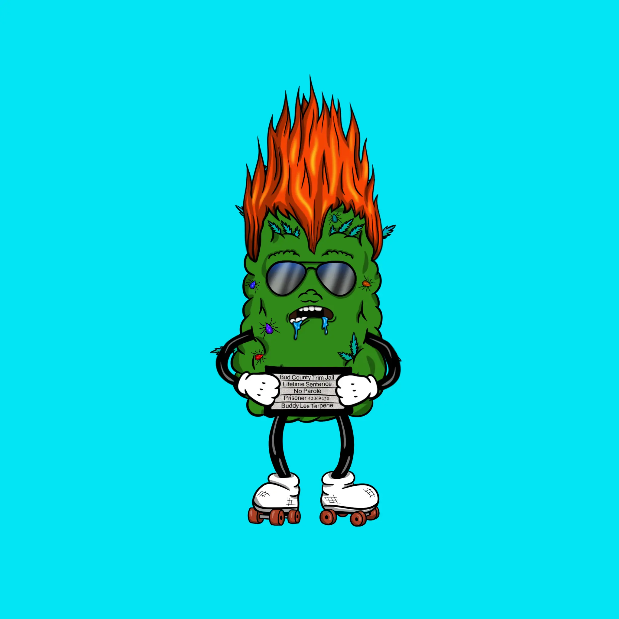 Blazing Budz #414 NFT on Algorand