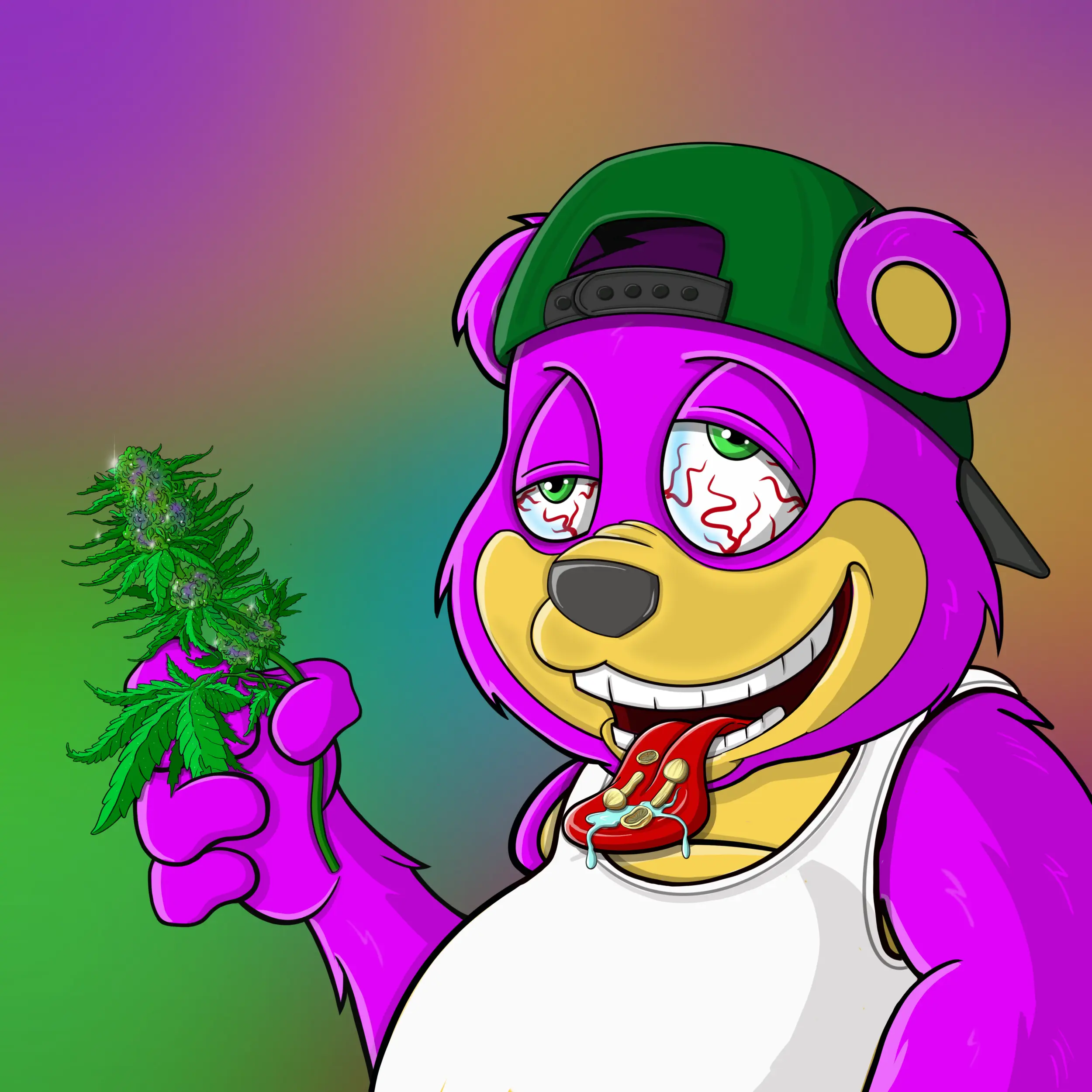 Burnin Bears #1535 NFT on Algorand