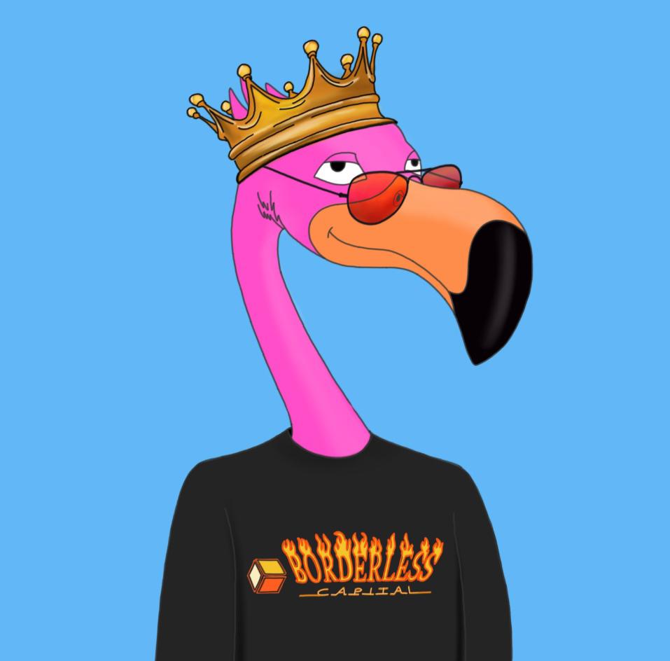 Eclectic Flamingo #34 NFT on Algorand