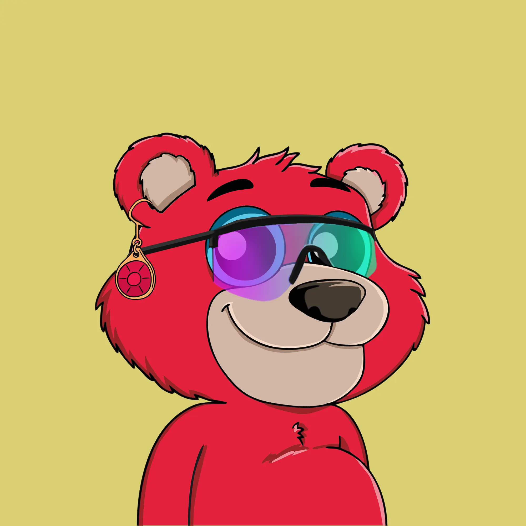 Gluttonous Bears #484 NFT on Algorand