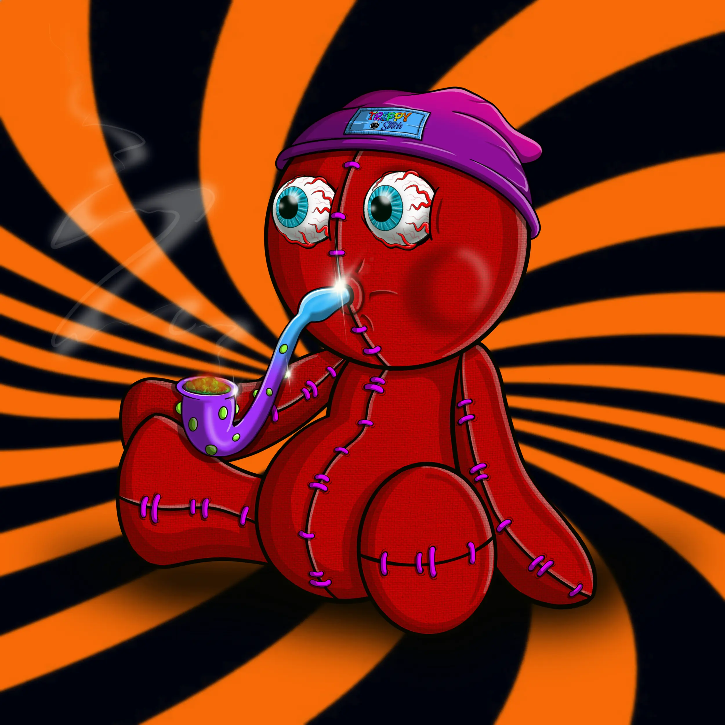 Trippy Stitch #1020 NFT on Algorand