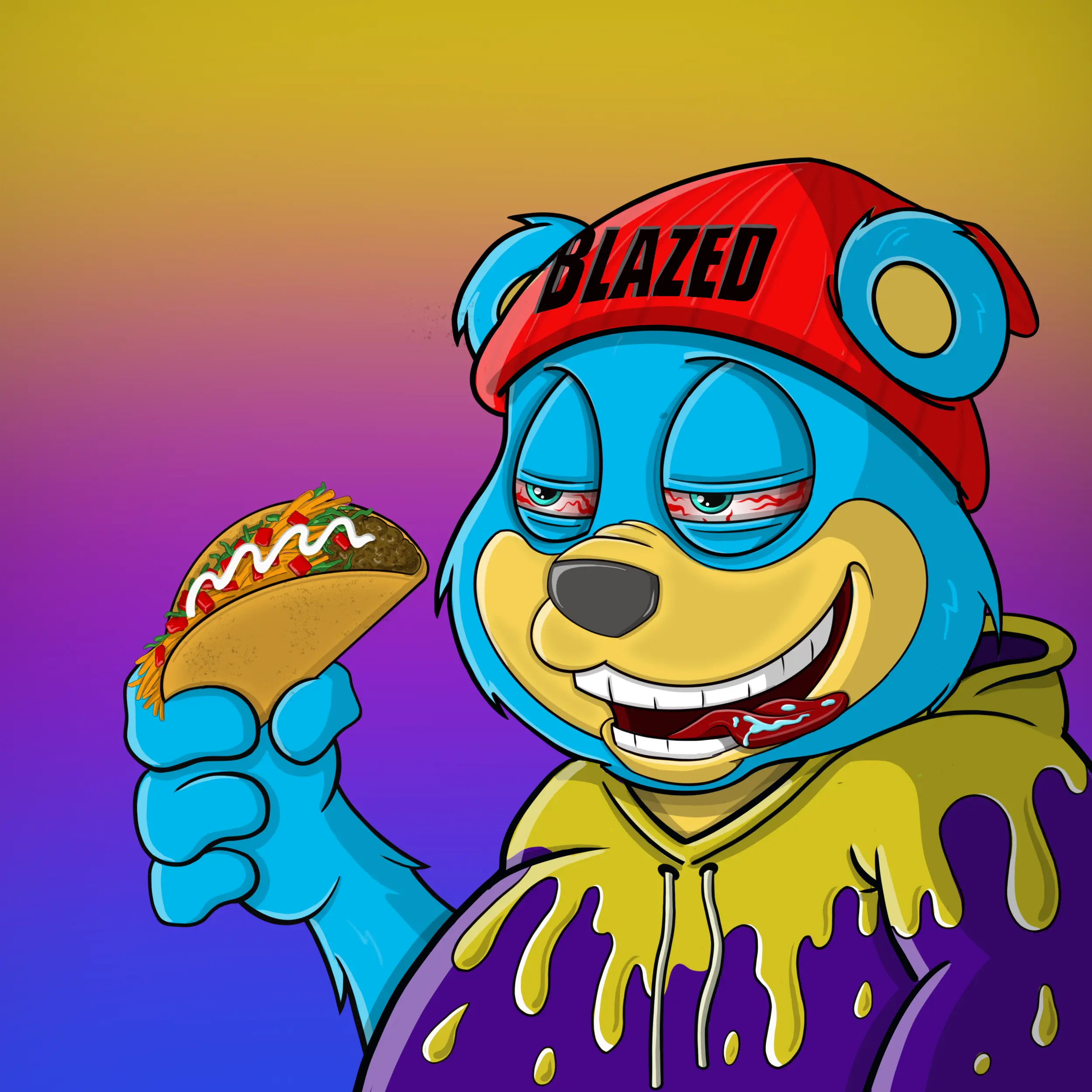 Burnin Bears #1724 NFT on Algorand