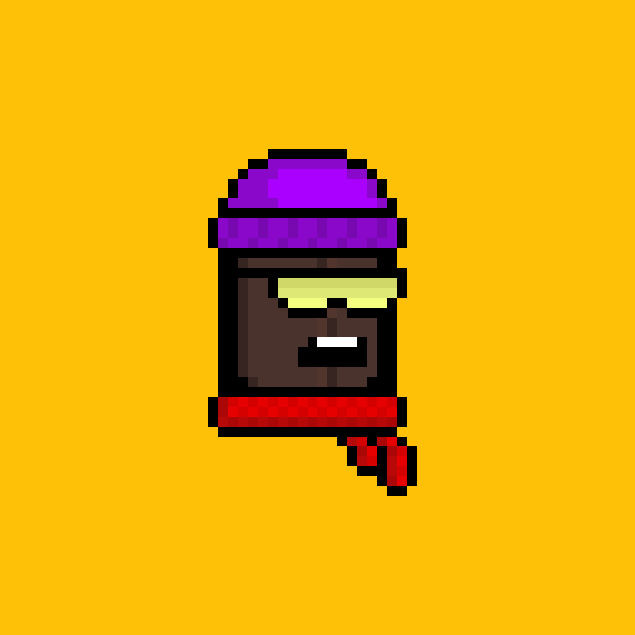 PIXEL $BEȺN PFP #007 NFT on Algorand