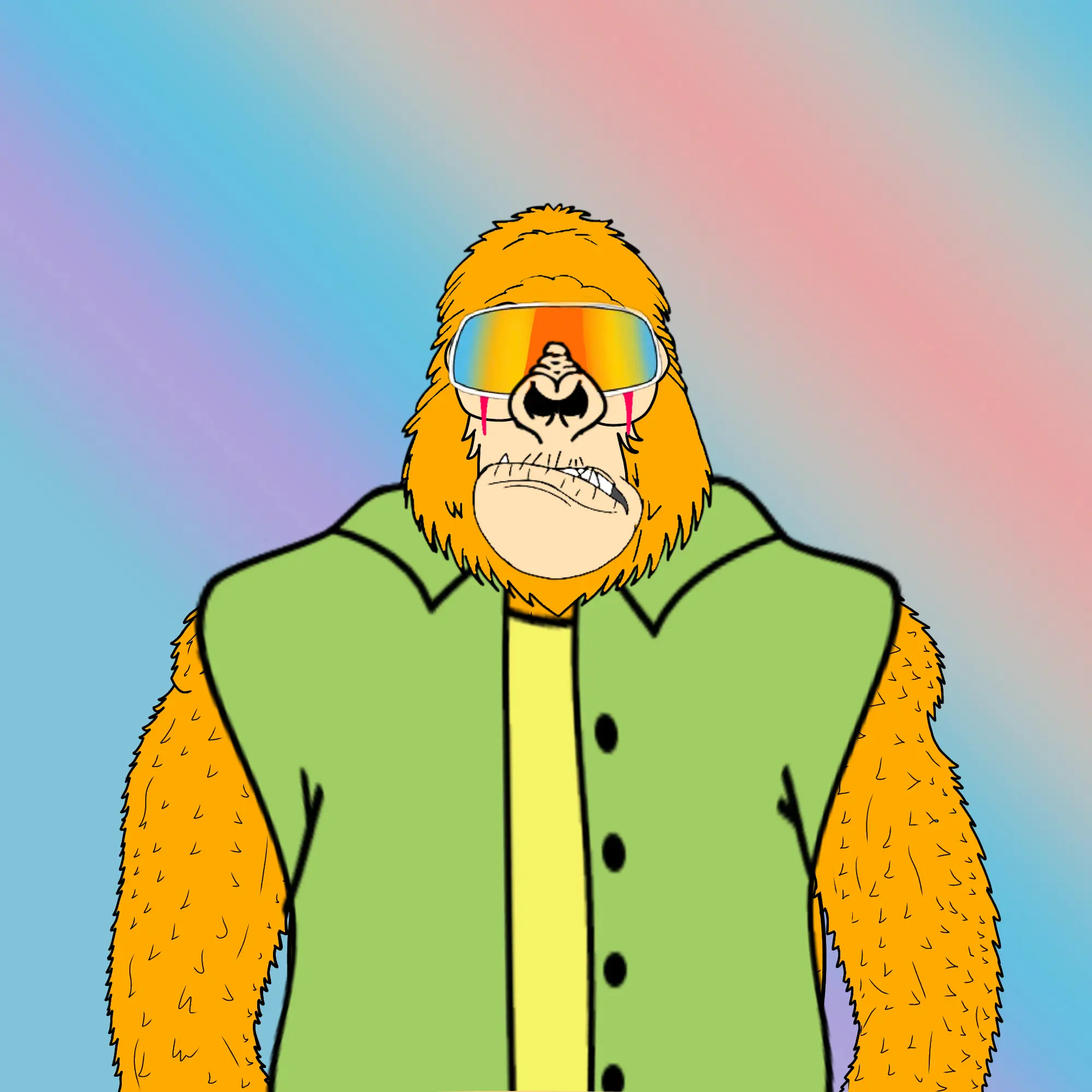 AL GORILLA #105 NFT on Algorand