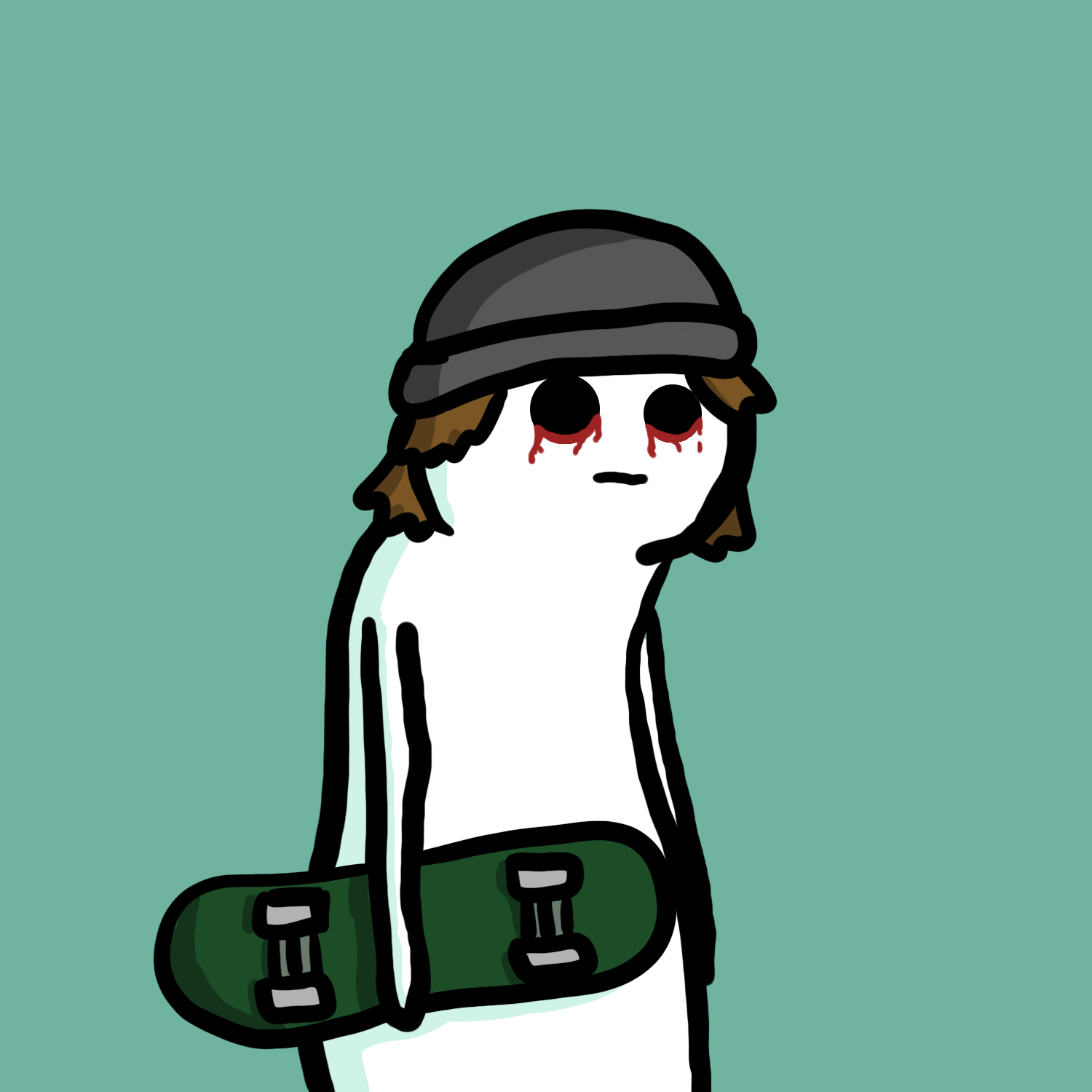 Sad Ghosteez #22 NFT on Algorand