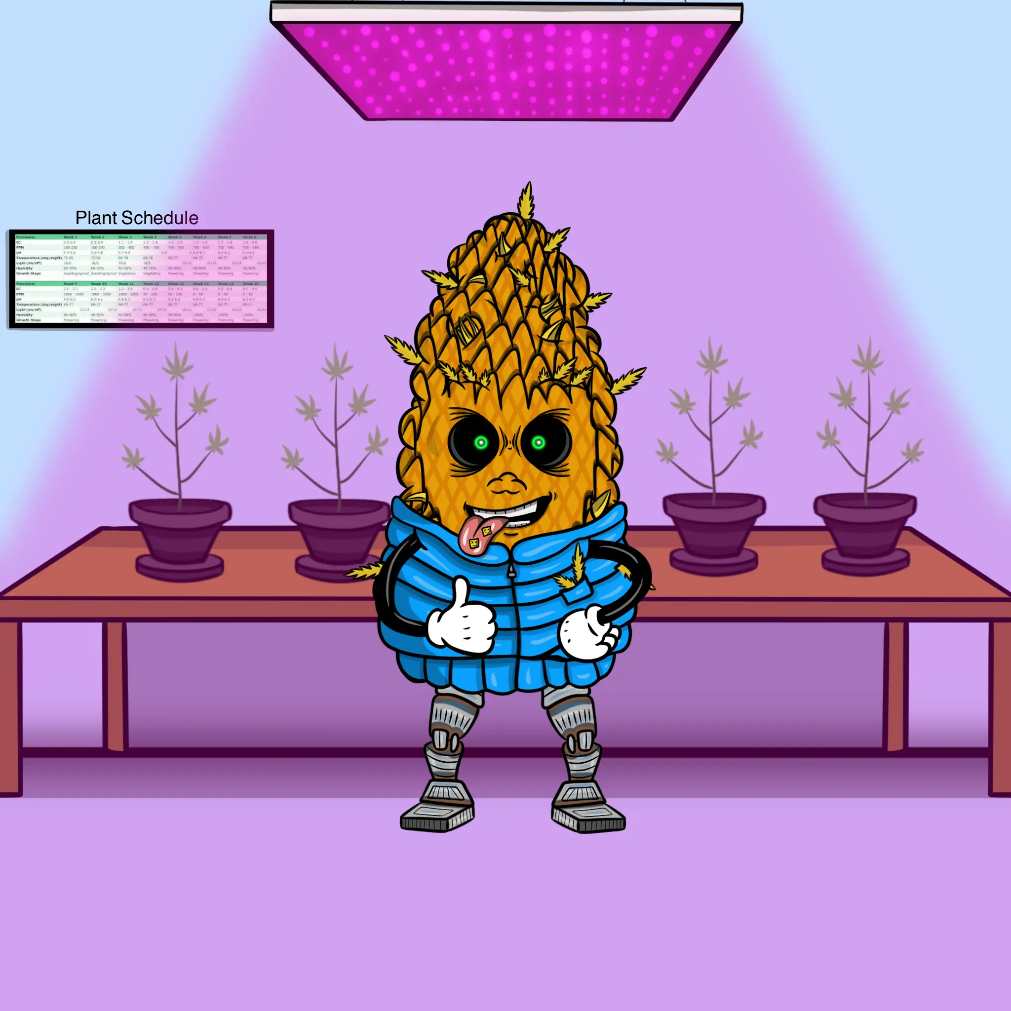 Blazing Budz #771 NFT on Algorand