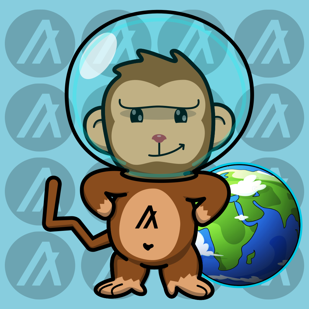 Space Monkey #48 NFT on Algorand