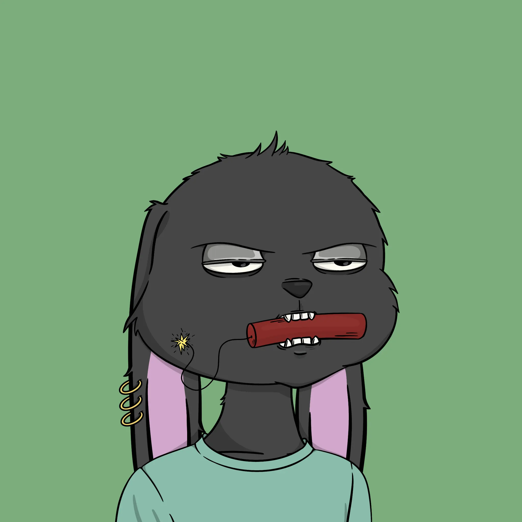 Bad Bunny Society #1480 NFT on Algorand