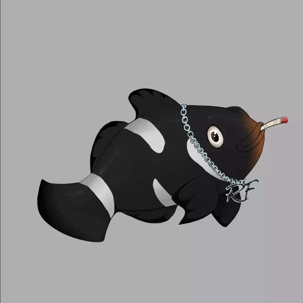 Clown Fish #349 NFT on Algorand