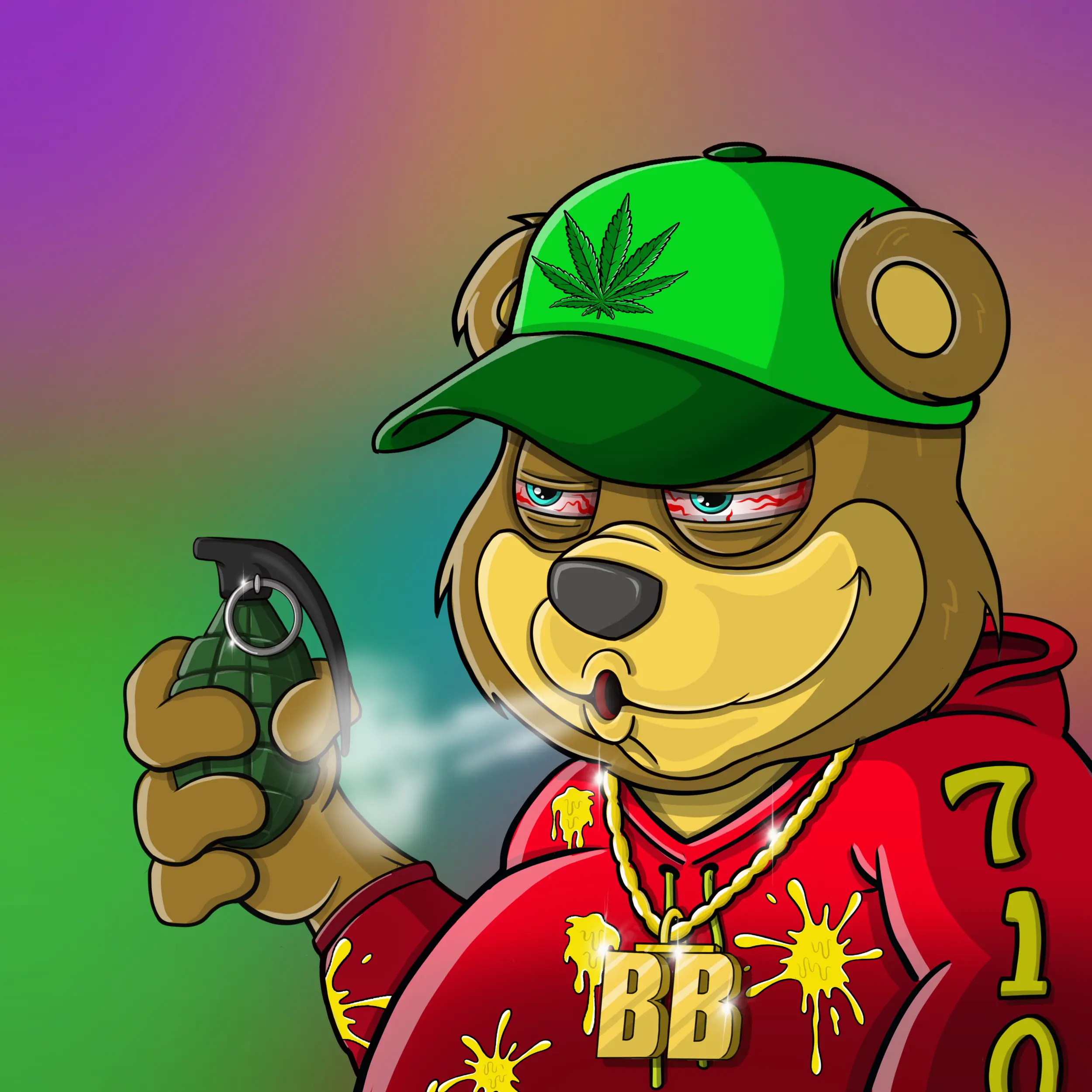 Burnin Bears #1701 NFT on Algorand