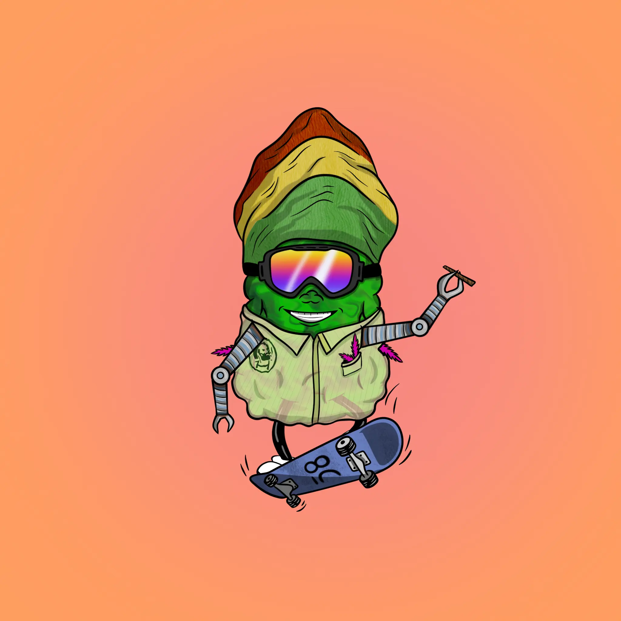 Blazing Budz #928 NFT on Algorand