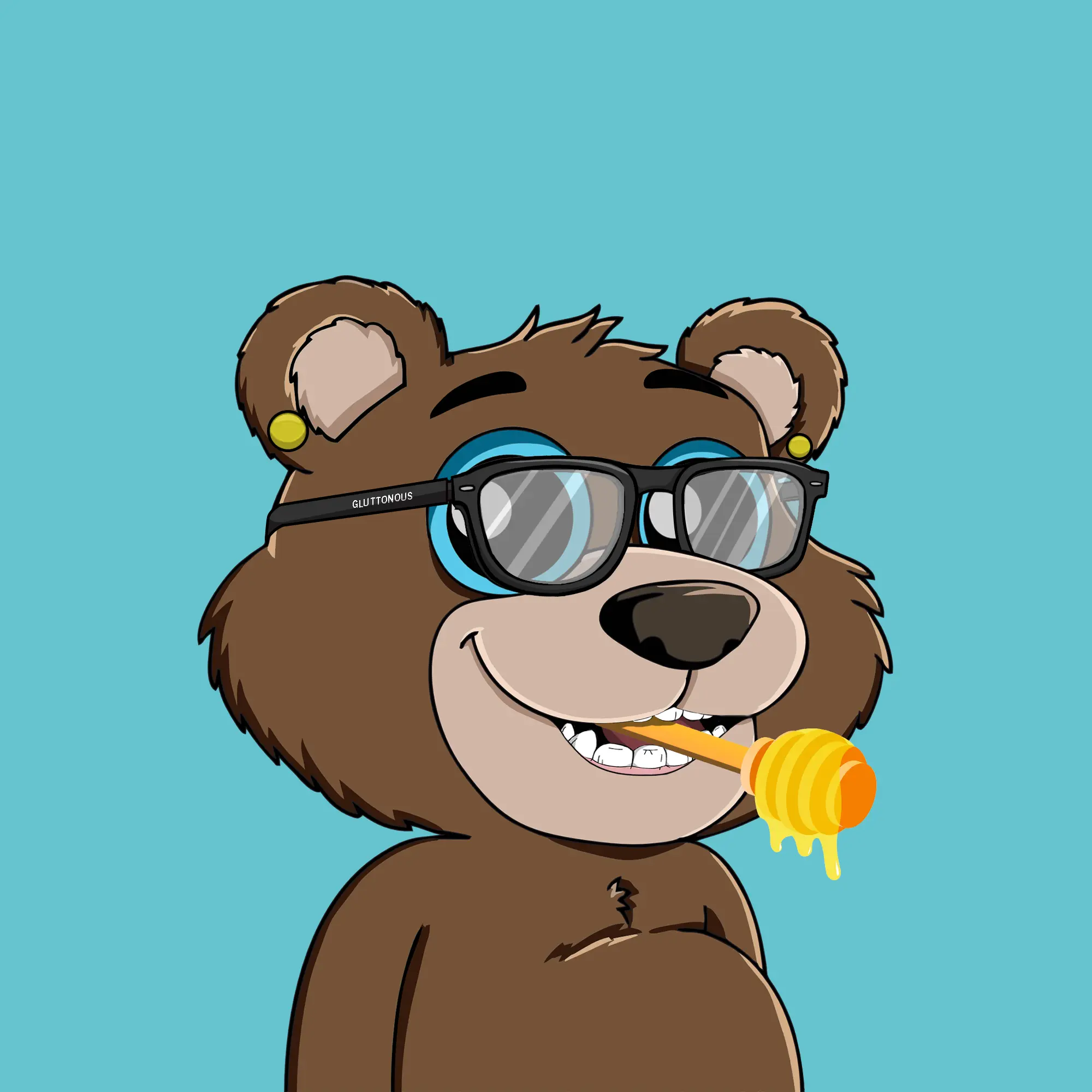 Gluttonous Bears #252 NFT on Algorand