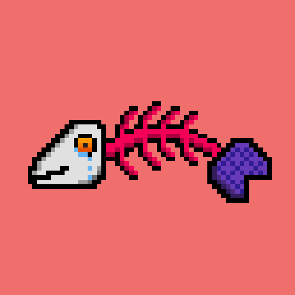 8-Bit BoneFish #270 NFT on Algorand