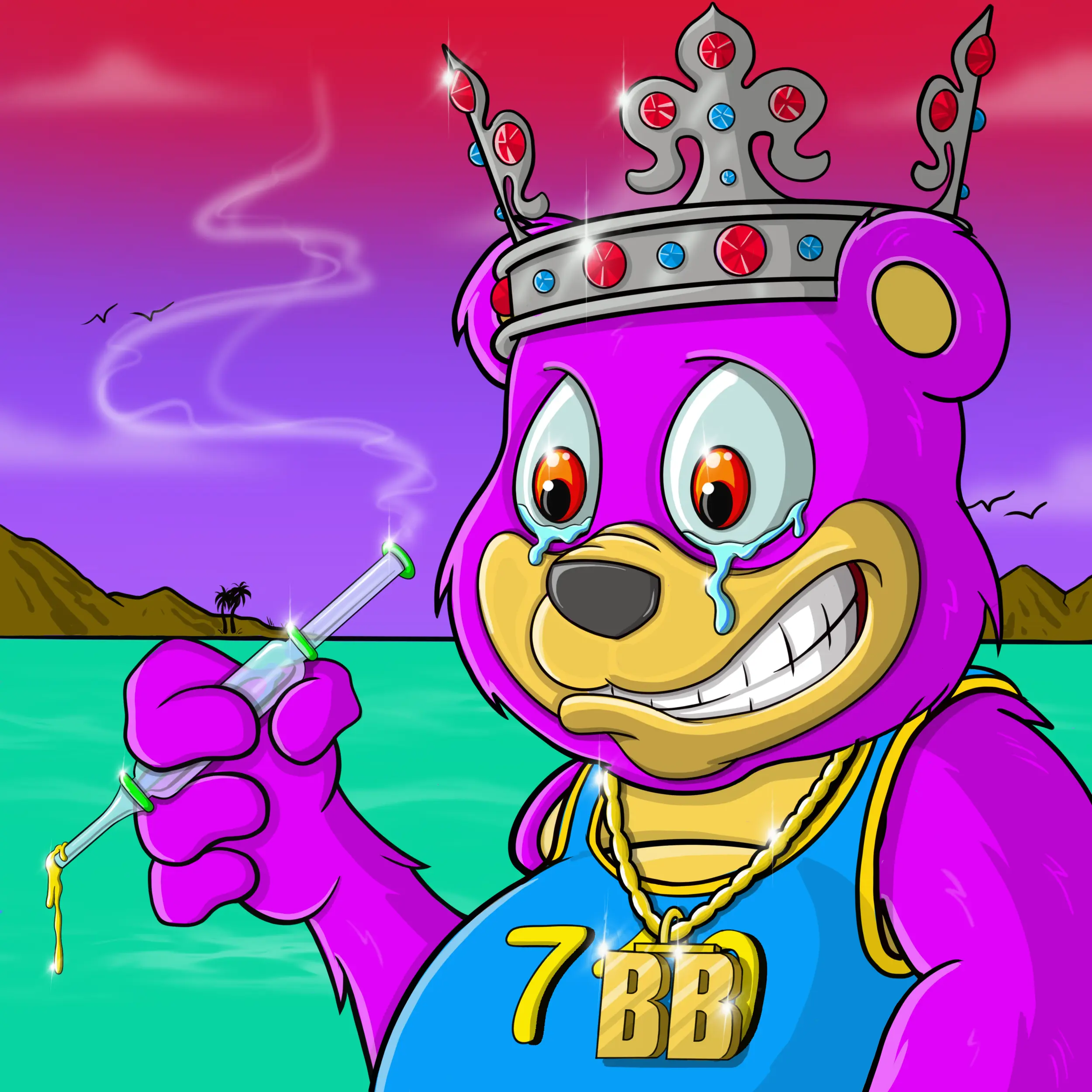 Burnin Bears #594 NFT on Algorand