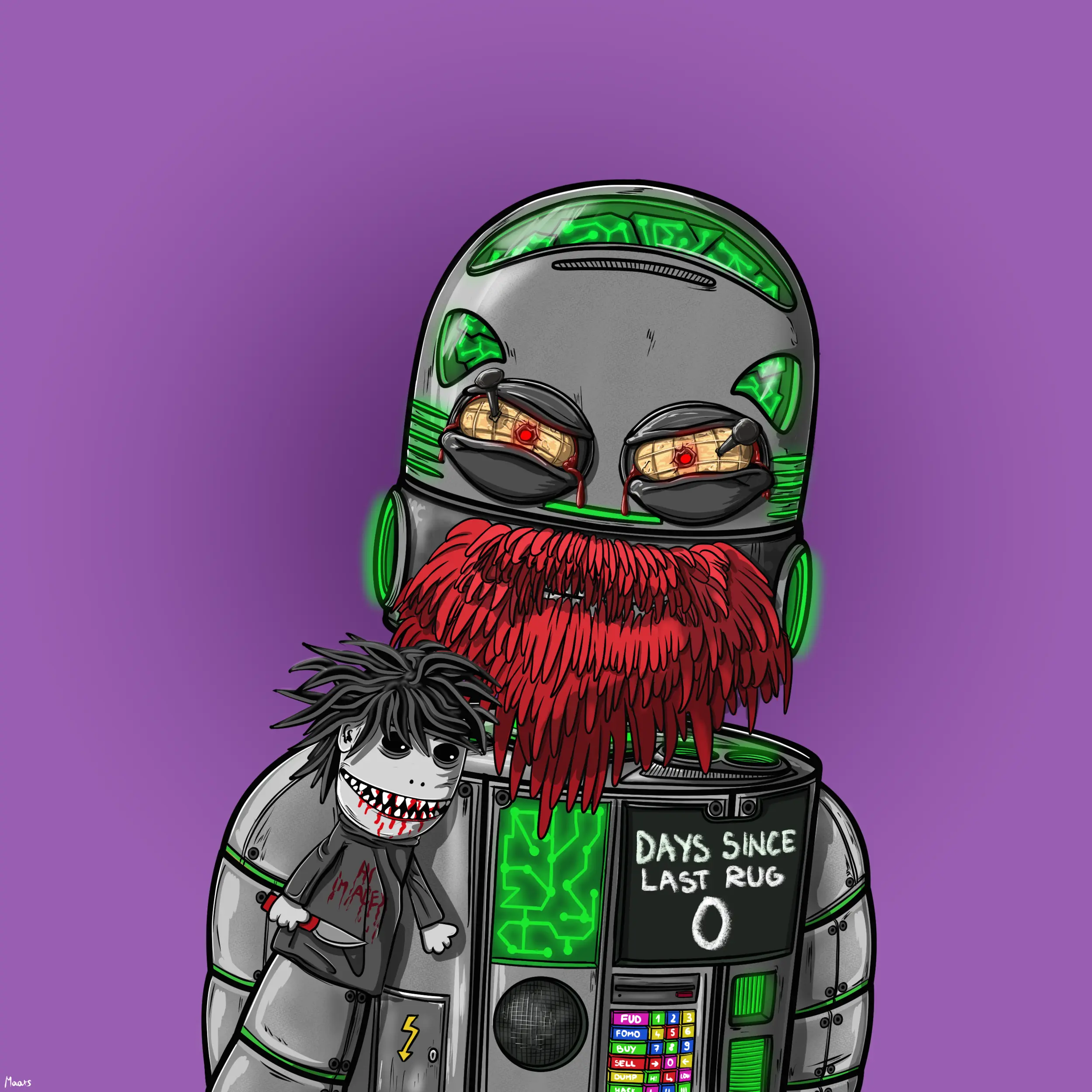 Mental Marvin #1616 NFT on Algorand