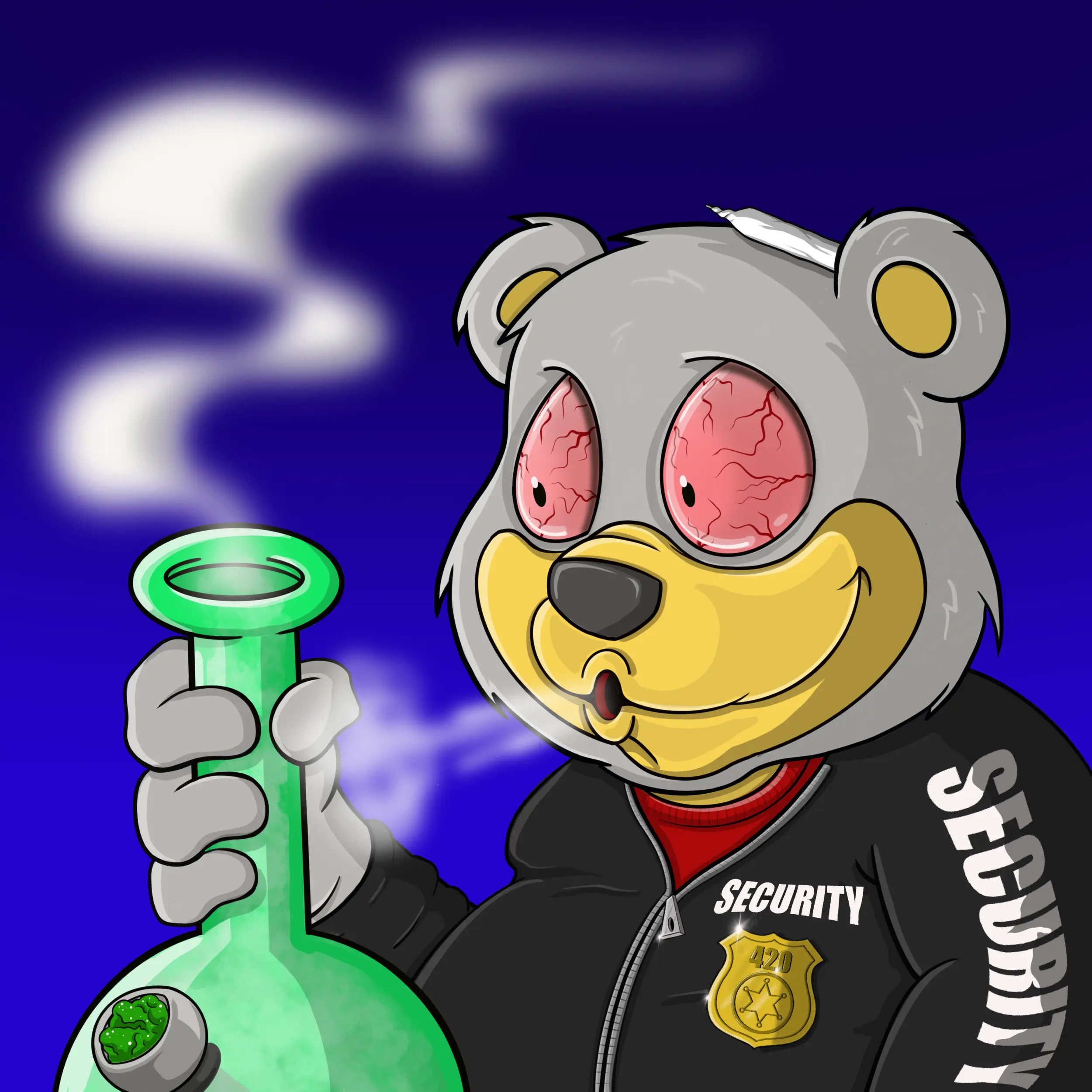 Burnin Bears #1743 NFT on Algorand