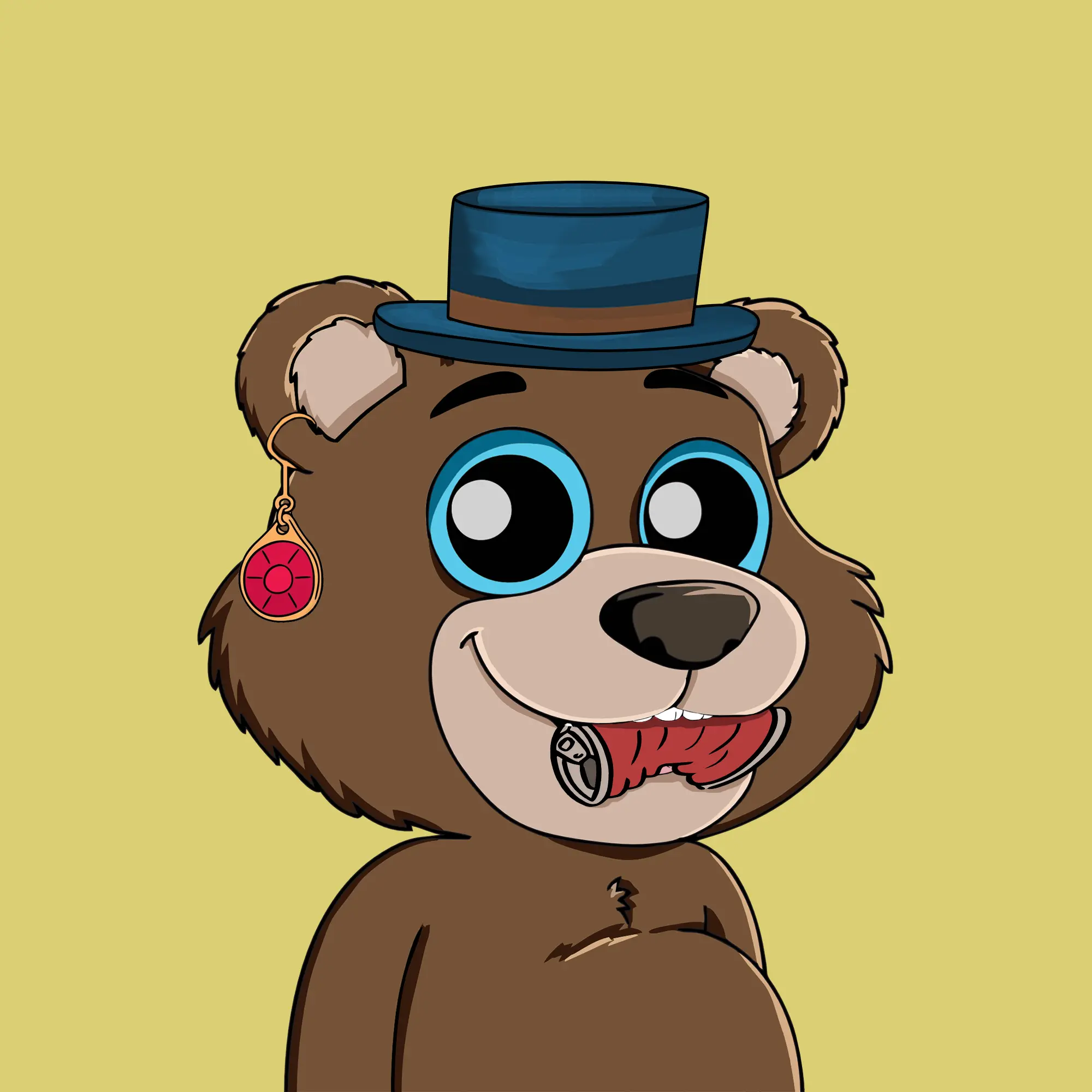 Gluttonous Bears #87 NFT on Algorand