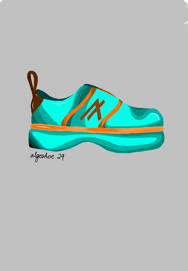 An image of AlgoShoe24 Turquoise Blue