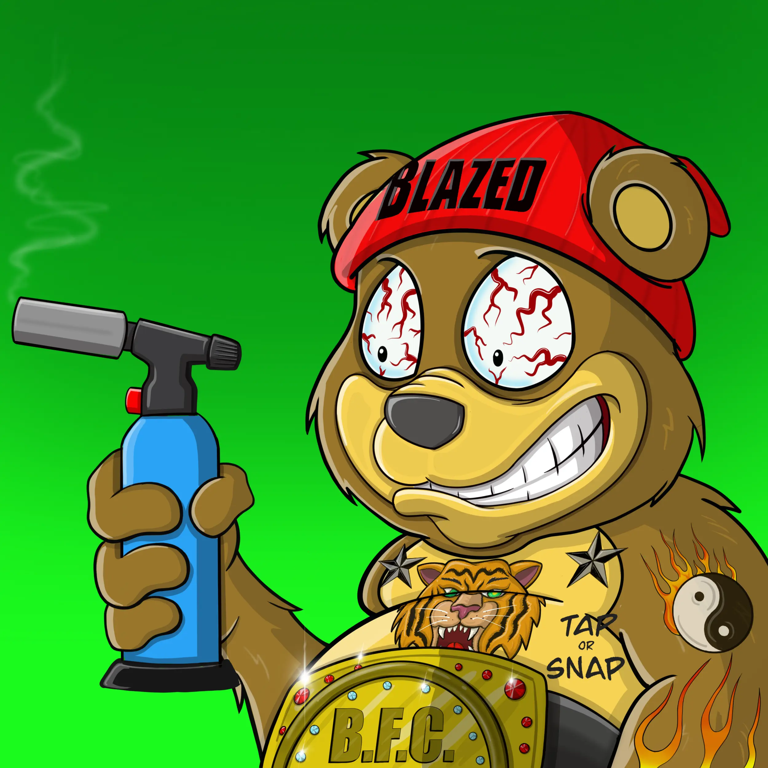 Burnin Bears #1609 NFT on Algorand