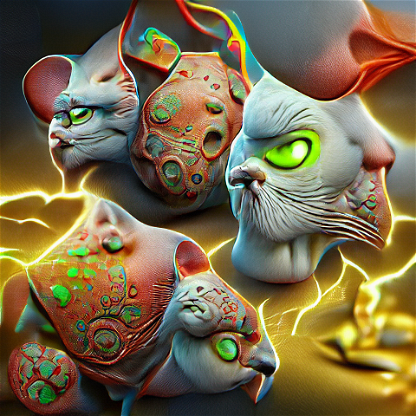 Machine Dreams #24 Infected Cats