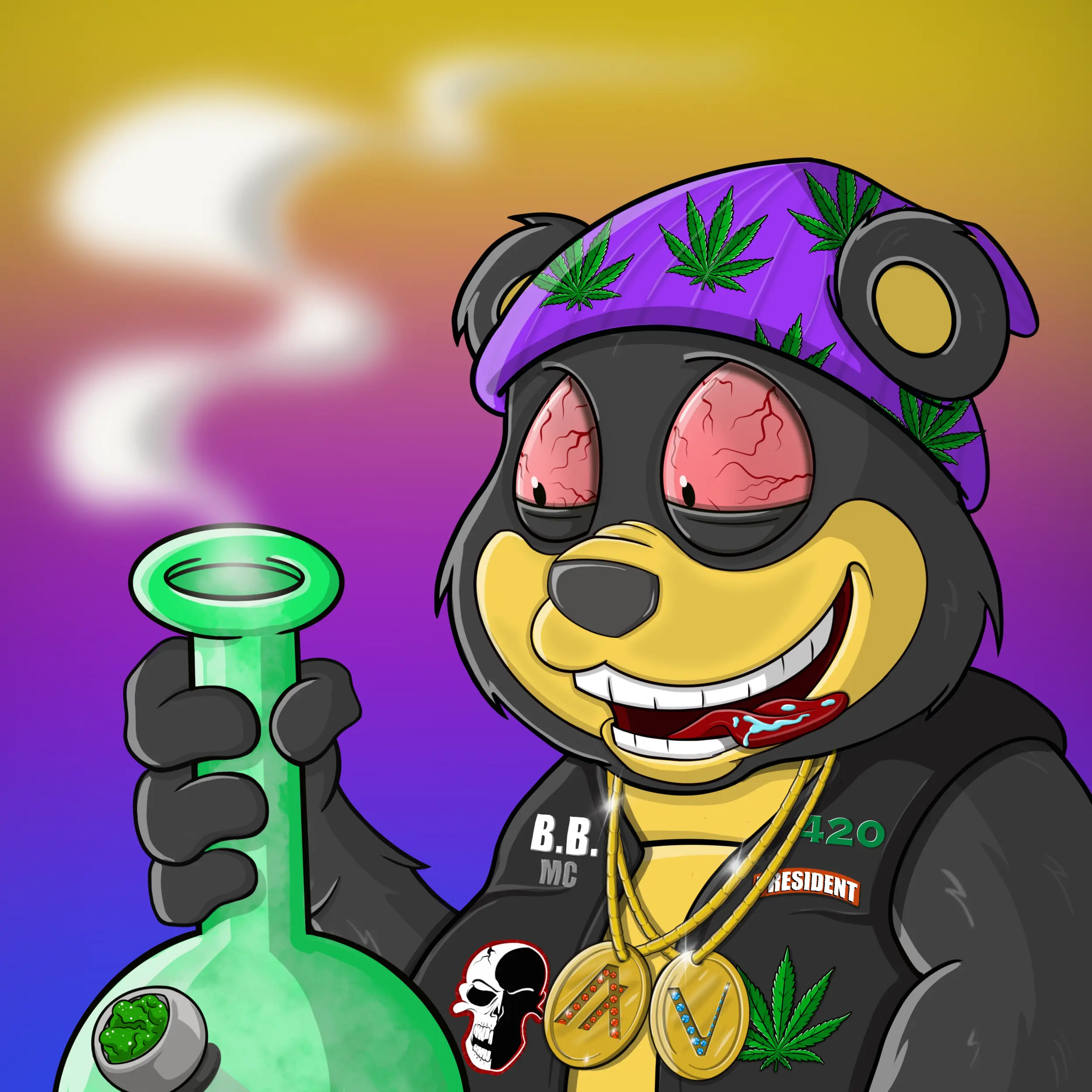 Burnin Bears #811 NFT on Algorand