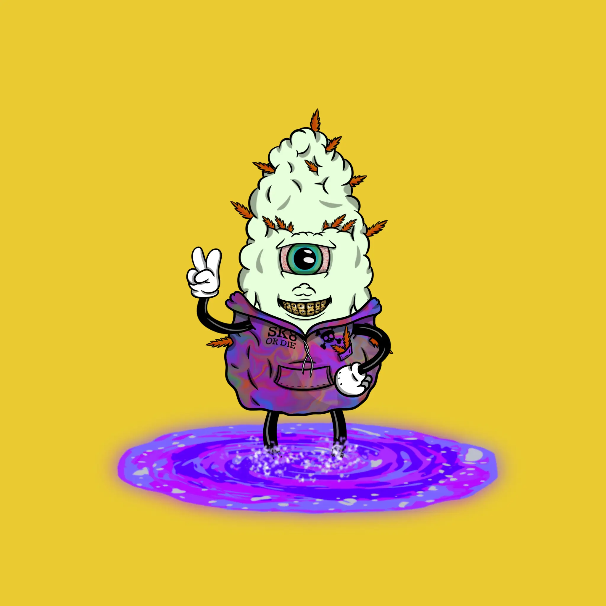 Blazing Budz #608 NFT on Algorand