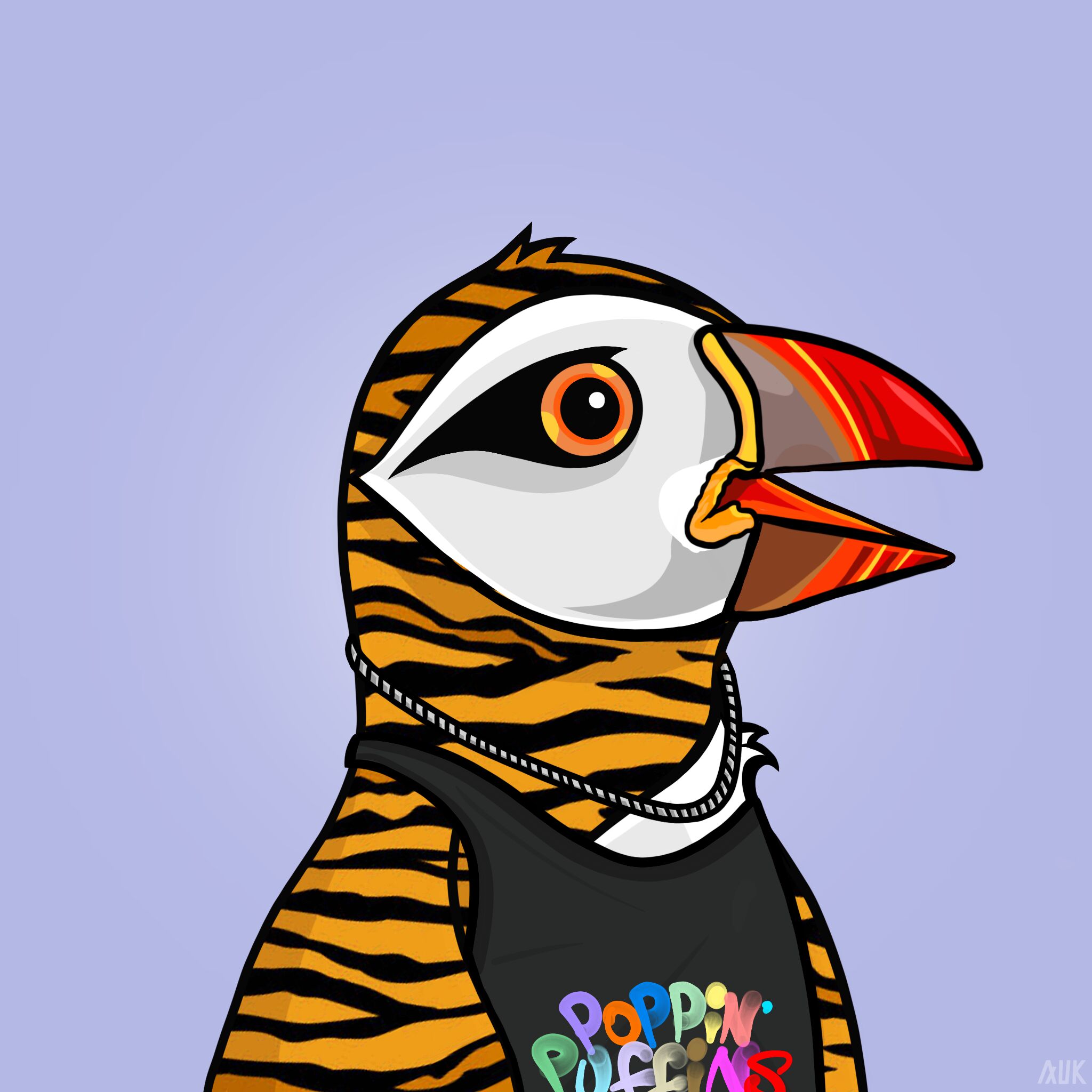 Poppin Puffins #135 NFT on Algorand