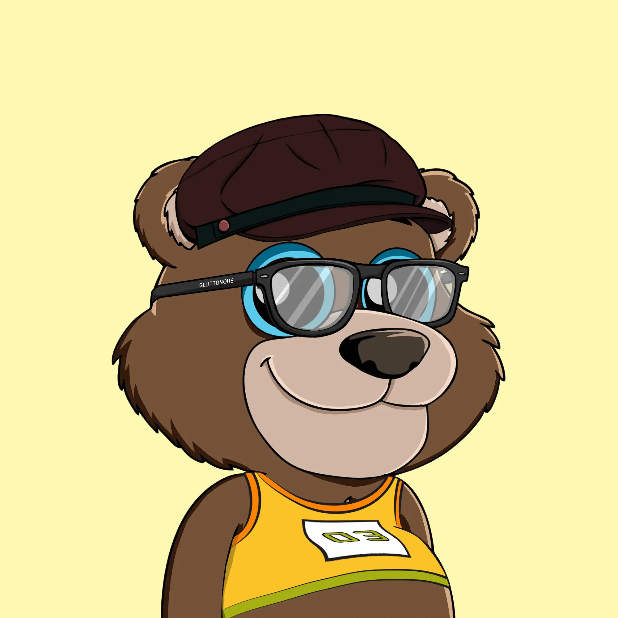 Gluttonous Bears #225 NFT on Algorand