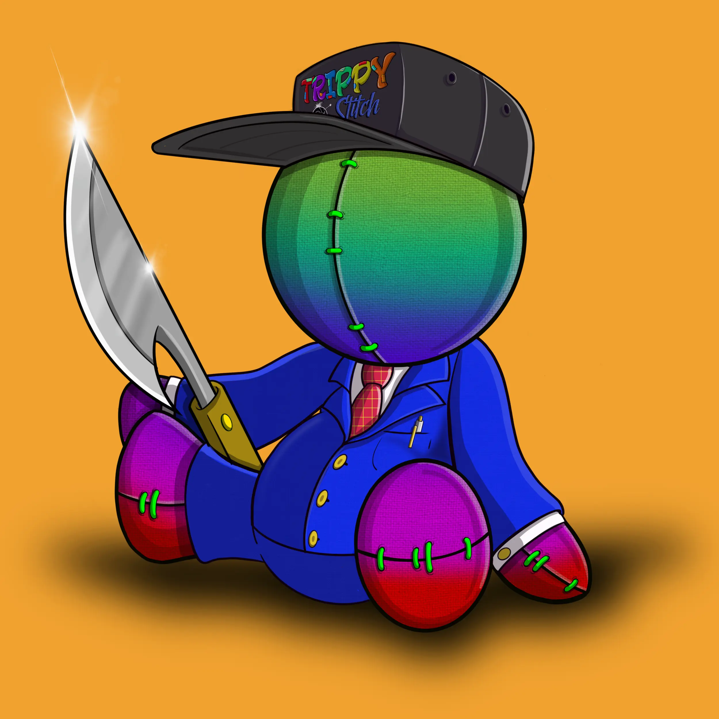 Trippy Stitch #1135 NFT on Algorand