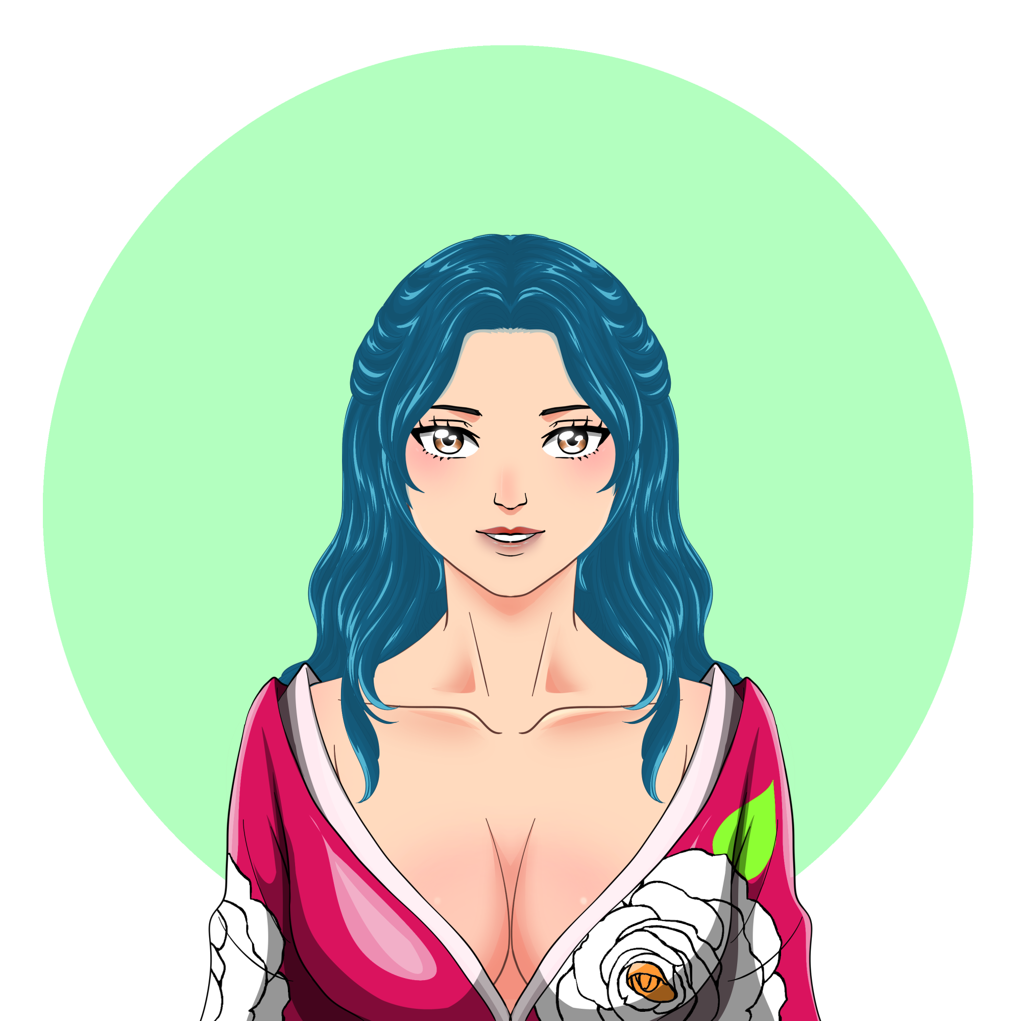 World of Waifuz #8 NFT on Algorand