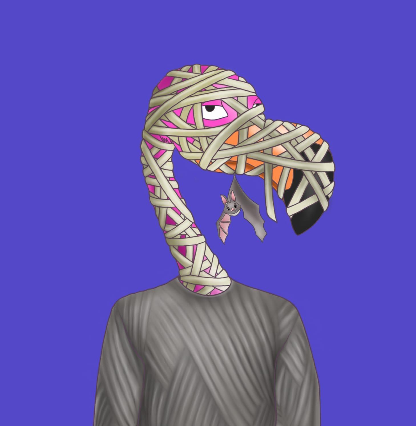 Eclectic Flamingo #177 NFT on Algorand