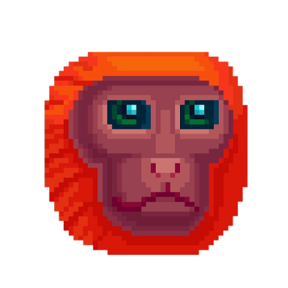 The Monkey Pixel Art