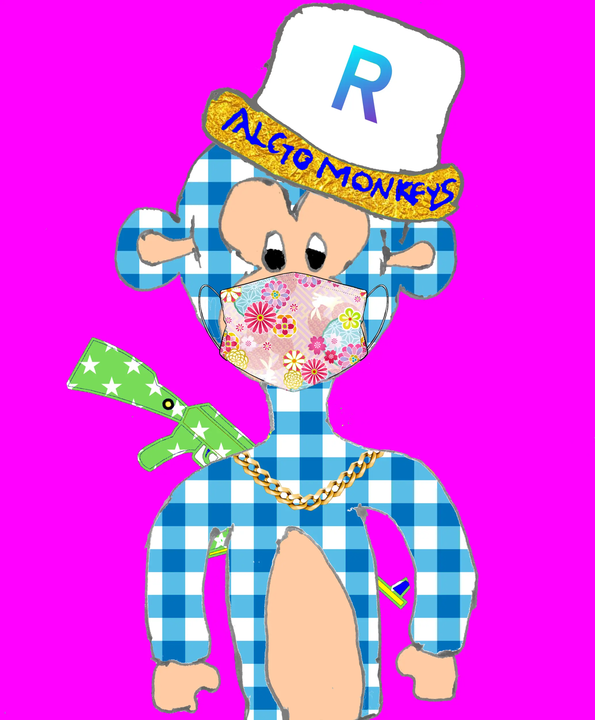 Algo Monkeys #145 NFT on Algorand