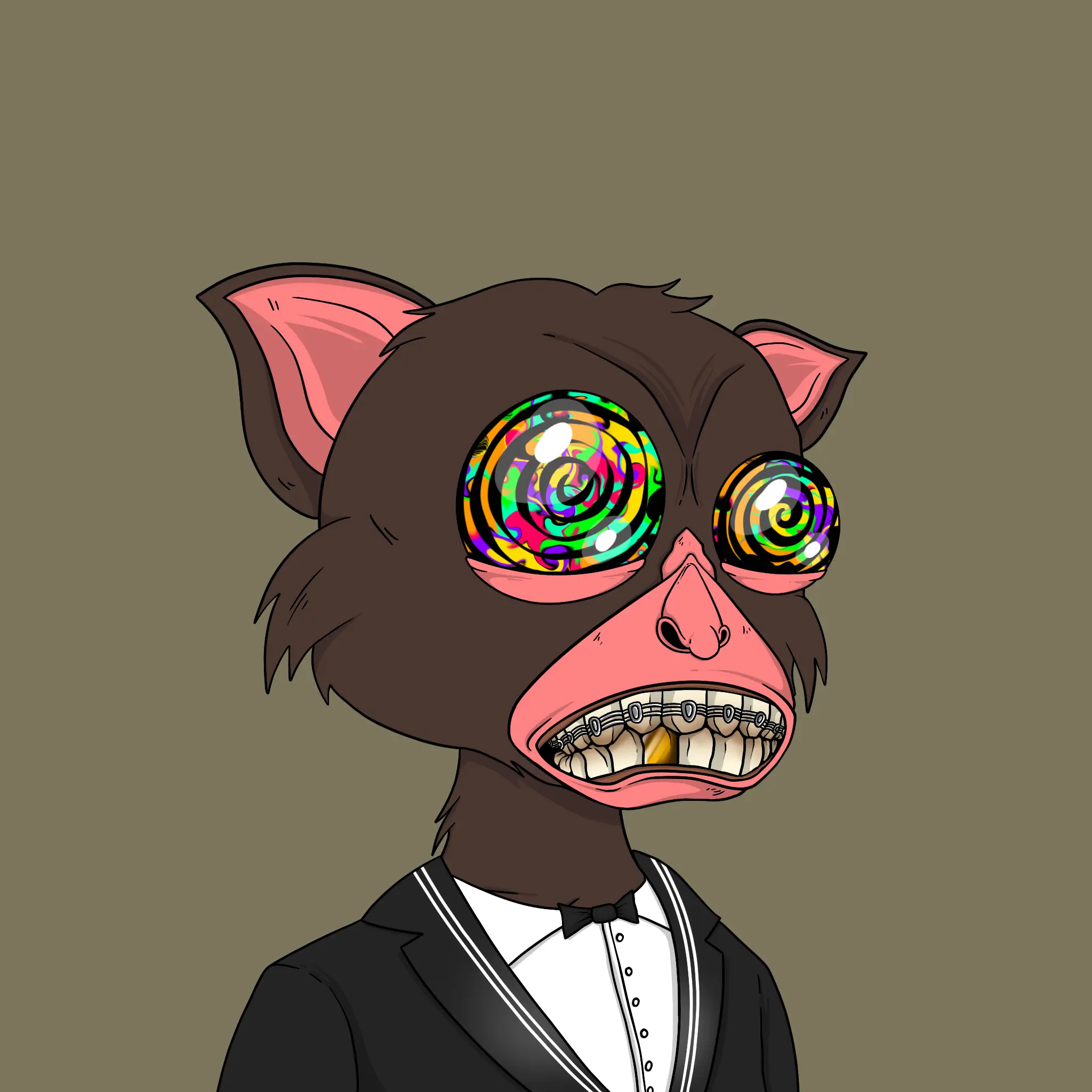 Trendy Tarsier #2654 NFT on Algorand
