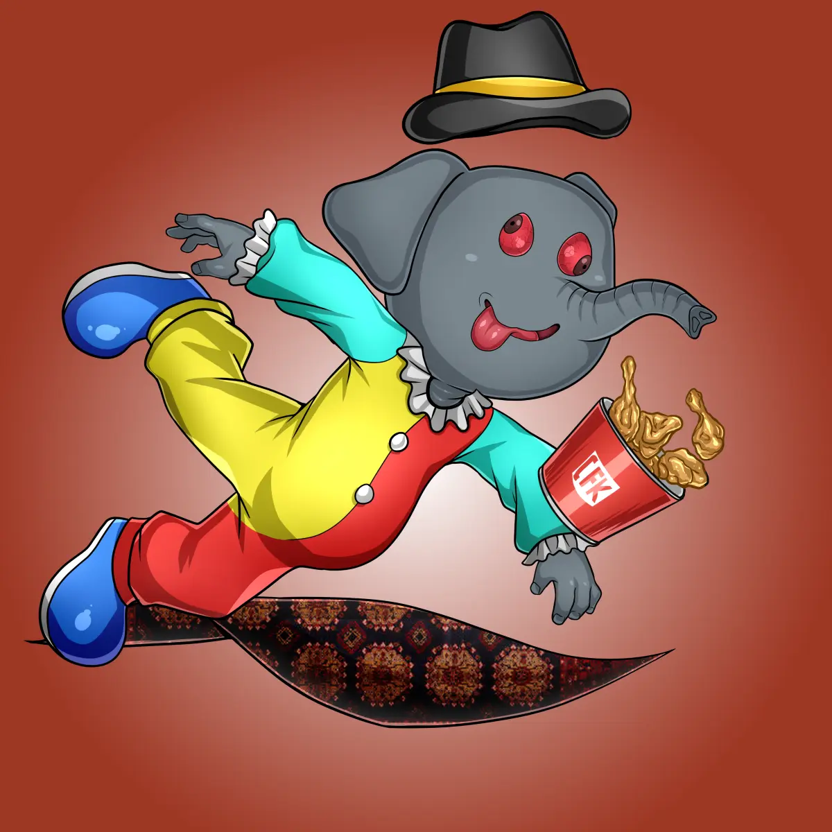 Rug Friends  #1558 NFT on Algorand