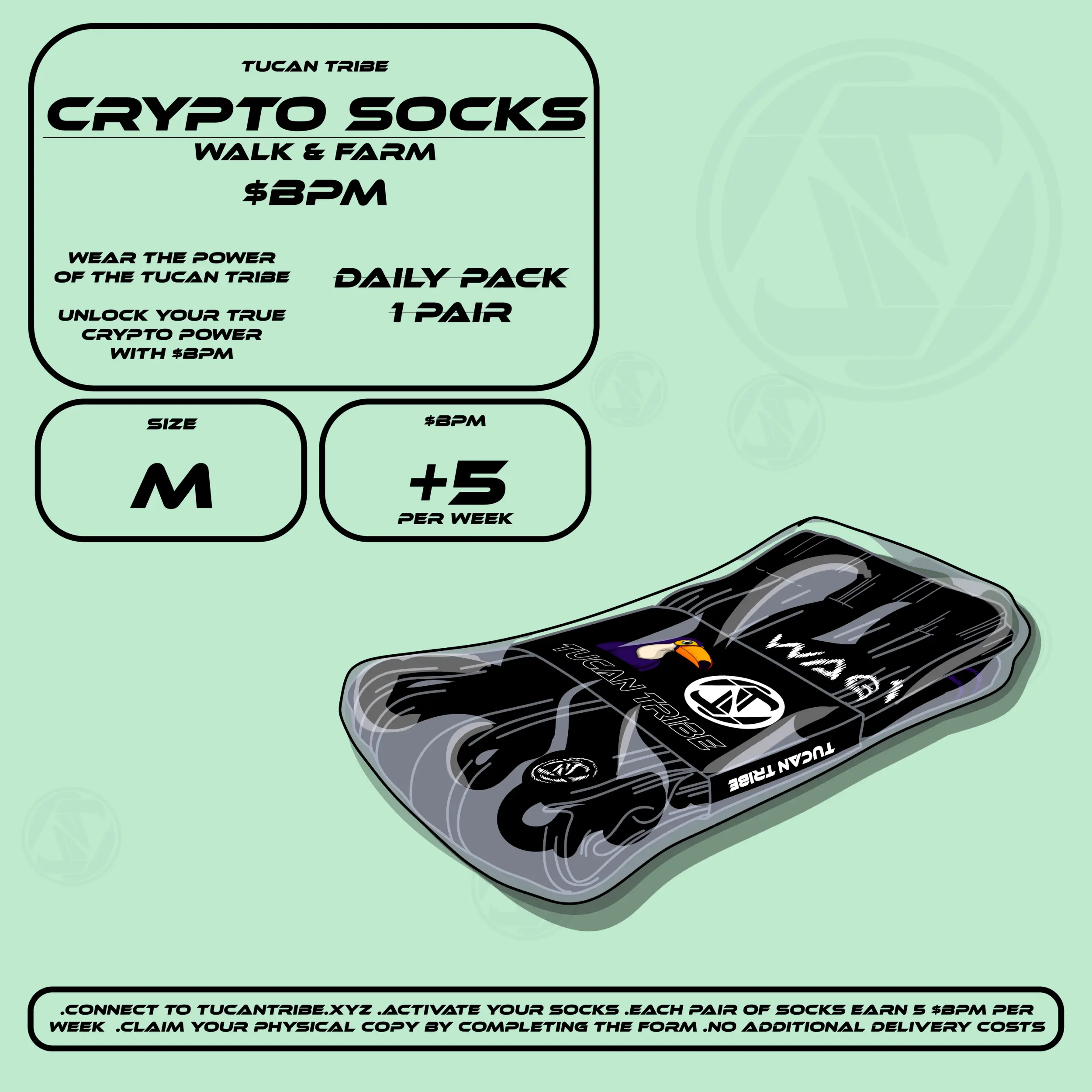 Tucan Tribe Crypto Socks #27 NFT on Algorand