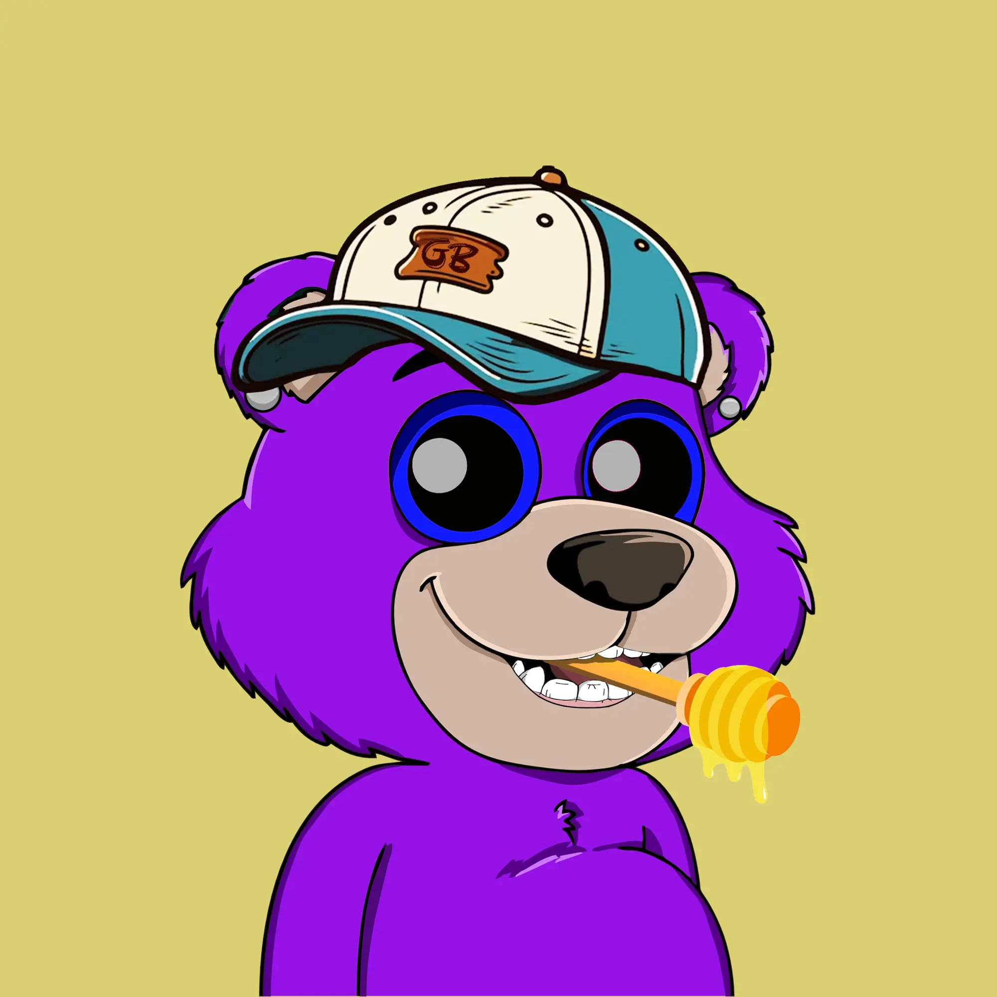 Gluttonous Bears #523 NFT on Algorand