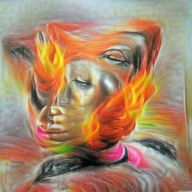 Woman on Fire NFT on Algorand