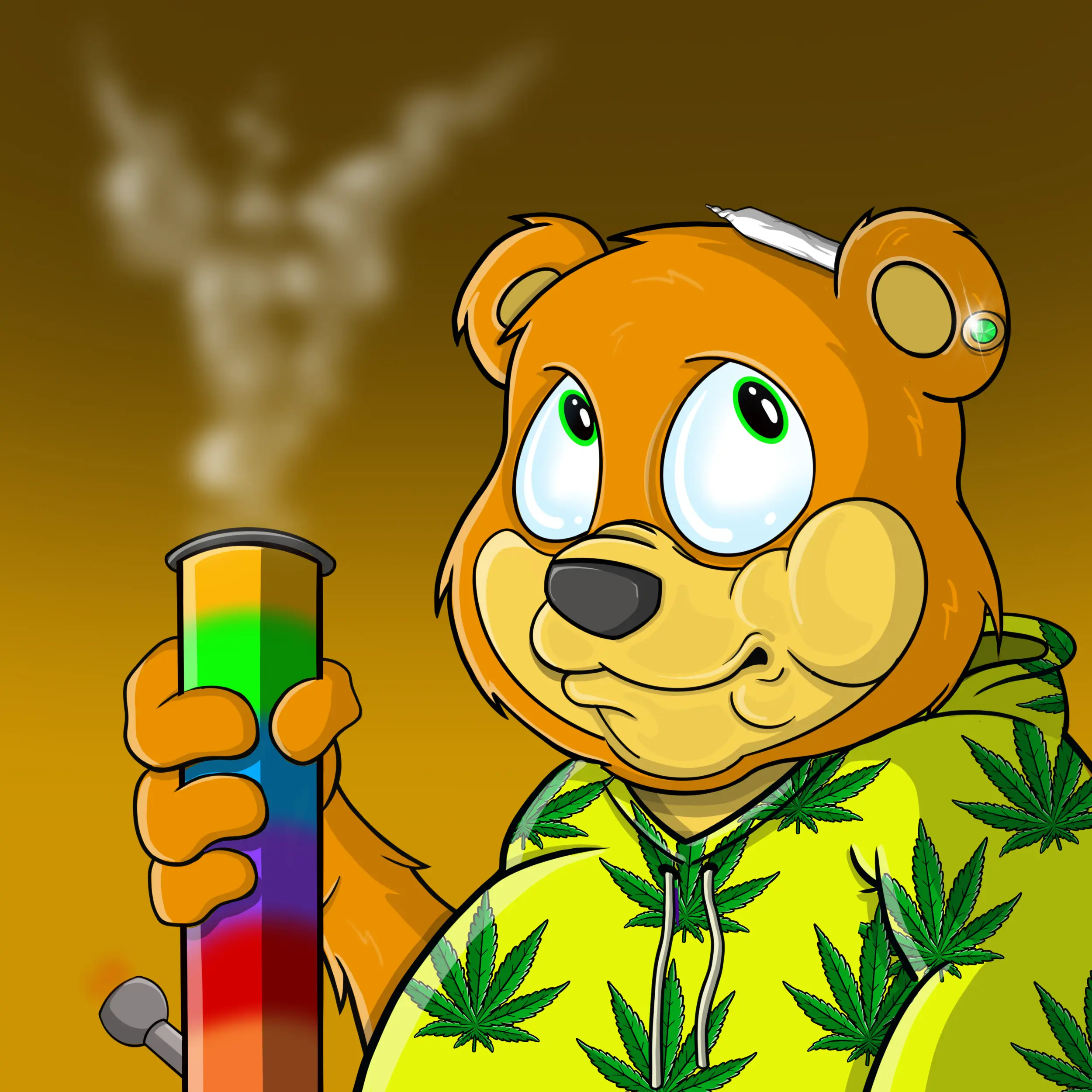 Burnin Bears #383 NFT on Algorand