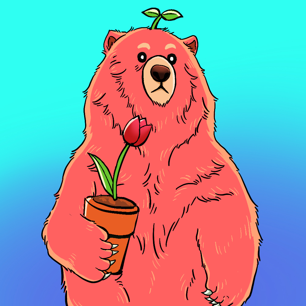 (#007) Beary the Tulip Bear NFT on Algorand
