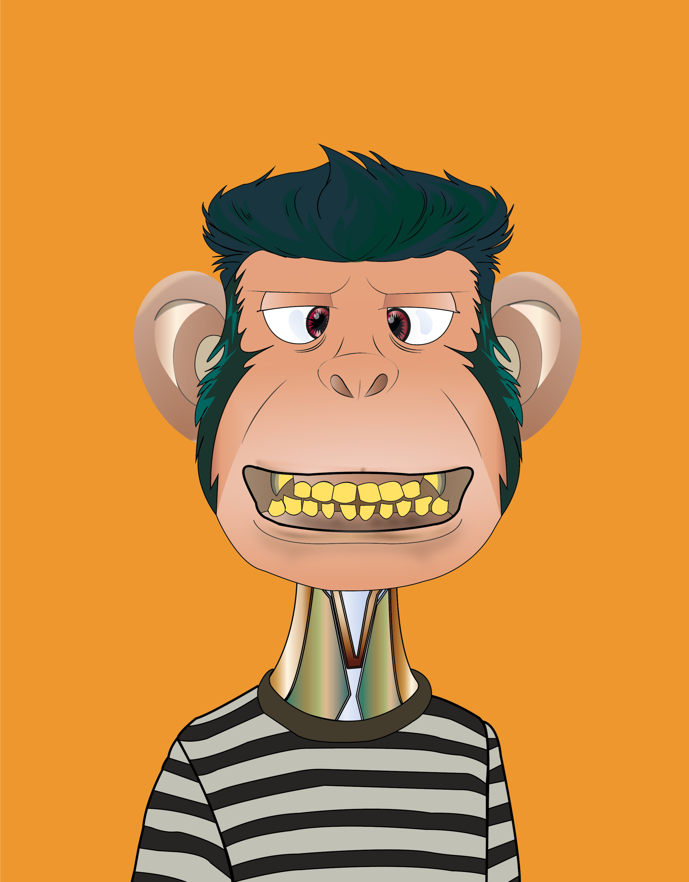 Punk Angr Monkeys#33 NFT on Algorand