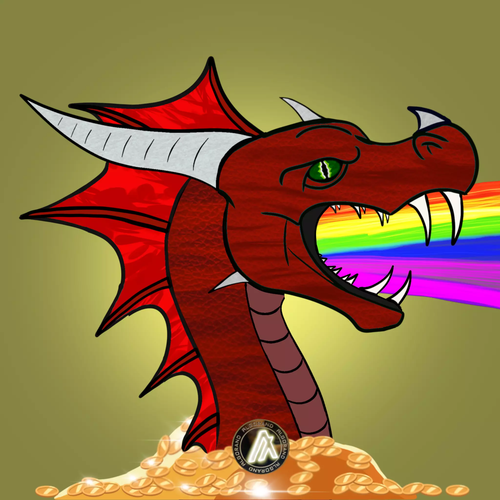 DeFi Dragons #370 NFT on Algorand