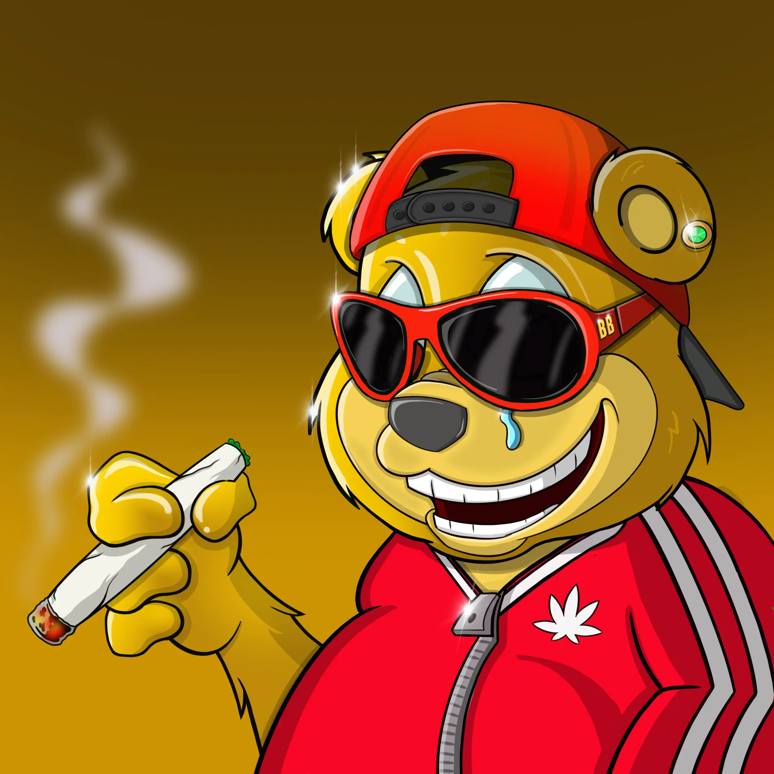 Burnin Bears #208 NFT on Algorand