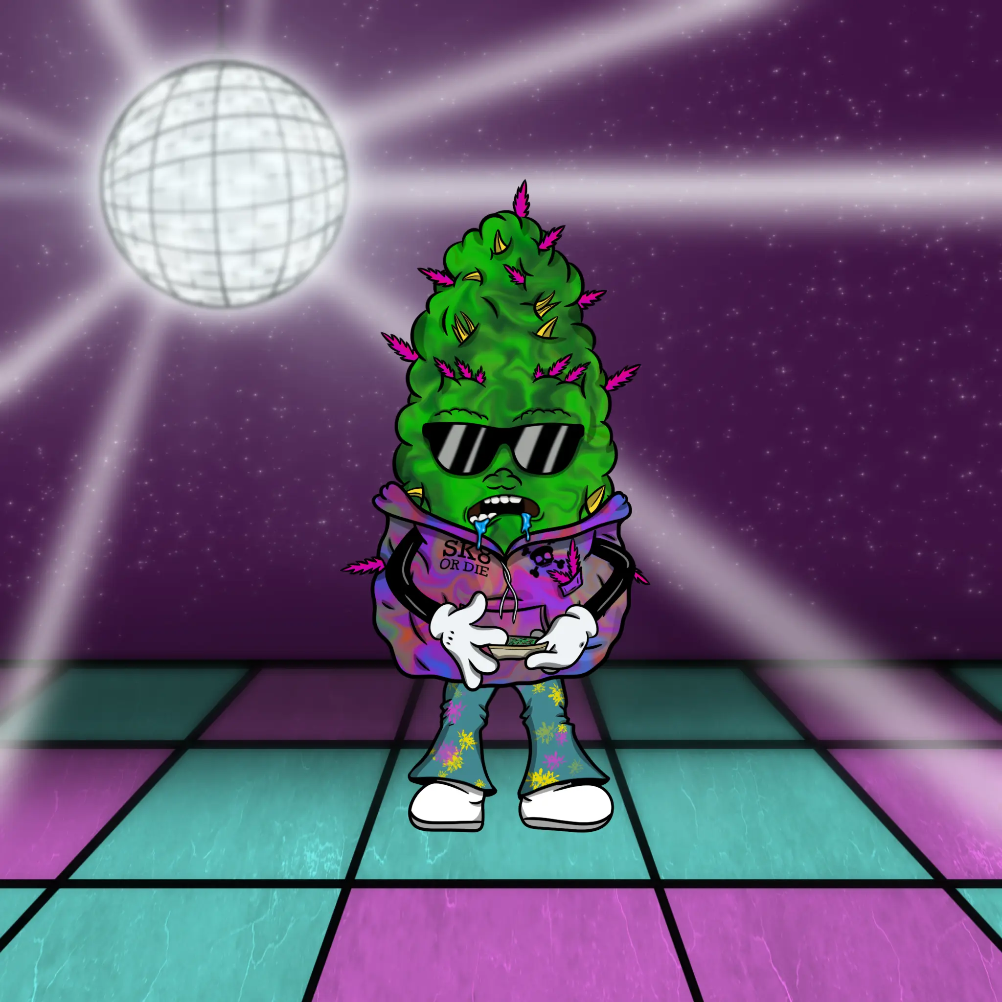 Blazing Budz #522 NFT on Algorand