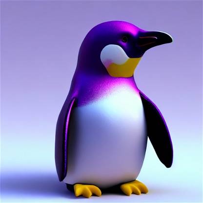 Purp Penguin #006