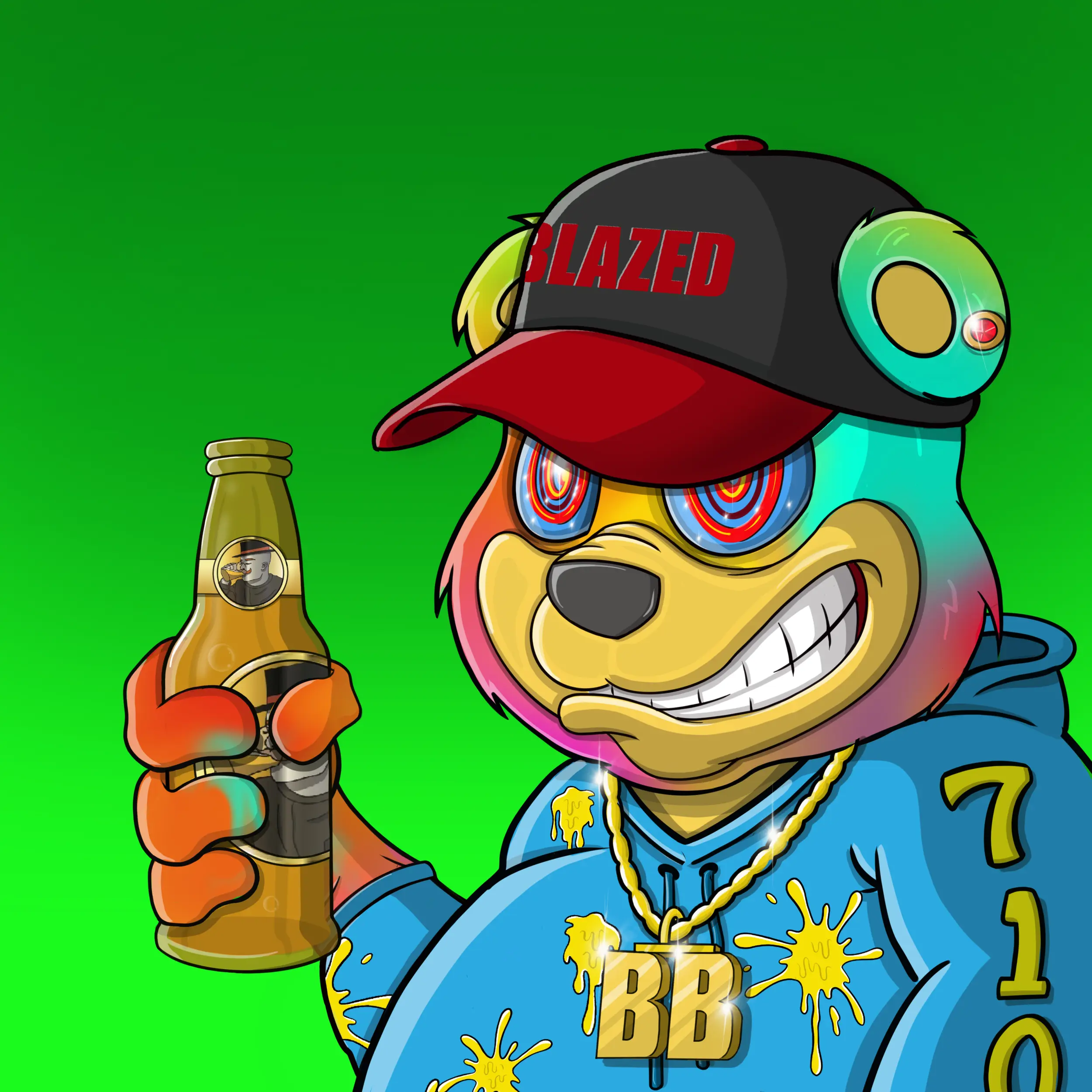 Burnin Bears #991 NFT on Algorand